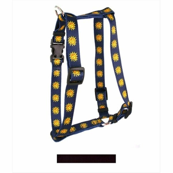 Solid Black Roman H Harness - Extra Large